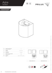 Prilux AZIRA SWITCH SQ Instruction Manual