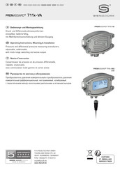 S+S Regeltechnik PREMASGARD 7110-I VA Operating Instructions, Mounting & Installation