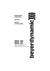 Beyerdynamic MCD 101 Manual