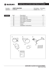 Suzuki 57100-2581 Installation Instructions Manual