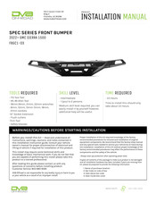 DV8 OFFROAD SPEC Series Installation Manual