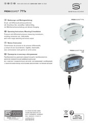 S+S Regeltechnik PREMASGARD 7112-U Q VE VA Operating Instructions, Mounting & Installation