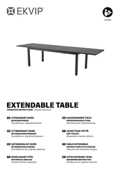 EKVIP 027646 Operating Instructions Manual