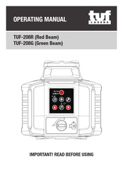 TUF TUF-208G Operating Manual