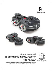 Husqvarna AUTOMOWER 435 iQ AWD Operator's Manual