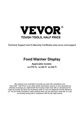 VEVOR sc-tt4-7l Original Instruction
