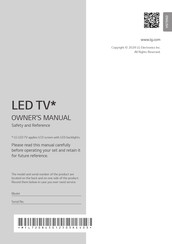 LG 50UT73003LA.AEUQ Owner's Manual
