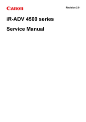 Canon iR-ADV 4500 Series Service Manual