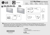 LG MyView 27U511SA Manual