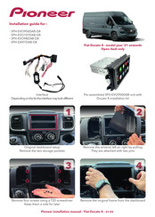 Pioneer SPH-EVO98DAB-D8 Installation Manual