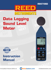 Reed Instruments R8070SD-KIT Instruction Manual
