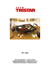 TriStar BP-2958 Instructions For Use Manual