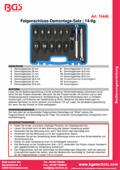BGS technic 74448 Instruction Manual