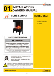 Amantii CUBE-2025WM-LUMINA Installation & Owner's Manual