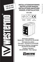 Westermo LD-64 DC Installation Manual