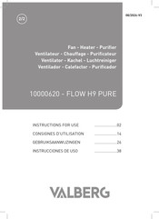 VALBERG 10000620 Instructions For Use Manual