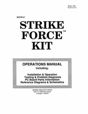 Midway STRIKE FORCE Operation Manual