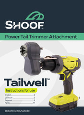 Shoof Tailwell2 MK2 Instructions For Use Manual