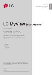 LG MyView 32SR83U-W.AEU Owner's Manual