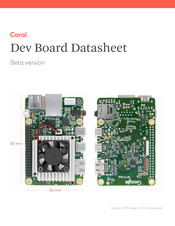 Coral Dev Board Beta version Datasheet & Quick Reference