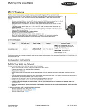 Banner M-H12 Instructions Manual