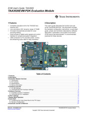 Texas Instruments TAA3020EVM-PDK User Manual