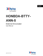 Honeywell Fiplex HONBDA-BTTY-ANN-5 User Manual