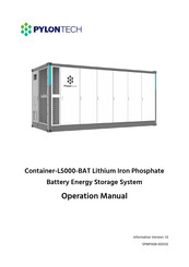 Pylontech Container-L5000-BAT Operation Manual