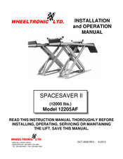 WHEELTRONIC SPACESAVER II 12205AF Installation And Operation Manual