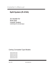 Trane 4MXD2312A10N0 Installer Manual