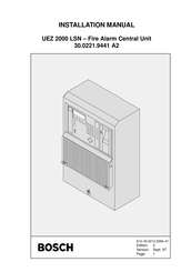 Bosch UEZ 2000 LSN Installation Manual