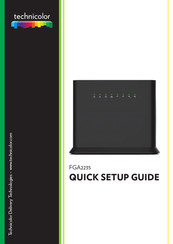 Technicolor FGA2235 Quick Setup Manual