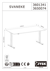 Jysk SVANEKE 3650074 Manual