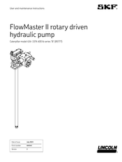 SKF 434-3374 User And Maintenance Instructions