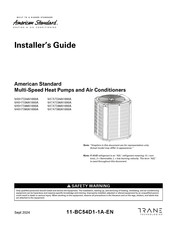 American Standard 5A6H7036A1000A Installer's Manual
