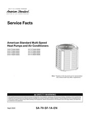 American Standard 5A6H7036A1000A Manual