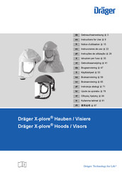 Dräger X-plore Visors Instructions For Use Manual