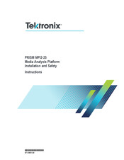 Tektronix PRISM MPI2-25 Instructions Manual