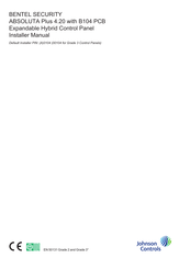 Johnson Controls Bentel Security ABSOLUTA Plus 4.20 Installer Manual