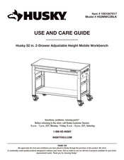 Husky H52MWC2BLK Use And Care Manual