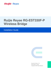 Ruijie Reyee RG-EST330F-P Installation Manual
