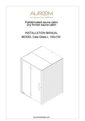 AUROOM Cala Glass L 150x150 Installation Manual