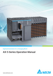 Delta AX-564EB0MA1P Operation Manual