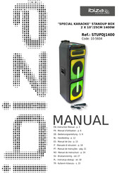 Ibiza sound STUPDJ1400 Instruction Manual