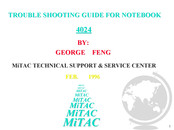 MiTAC 4024 Troubleshooting Manual