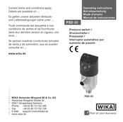 Wika PSD-30 Operating Instructions Manual