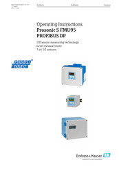 Endress+Hauser Prosonic S FMU95 Operating Instructions Manual