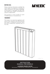 Mylek MYHH0410C Instructions Manual