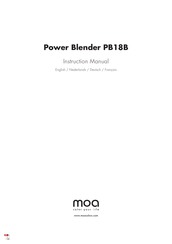 MOA PB18B Instruction Manual