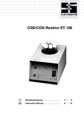 Lovibond ET 108 Manual